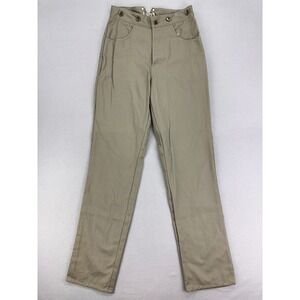 Vintage Classic Old West Styles Frontier Pants Womens 11 Khaki High Rise Cowgirl
